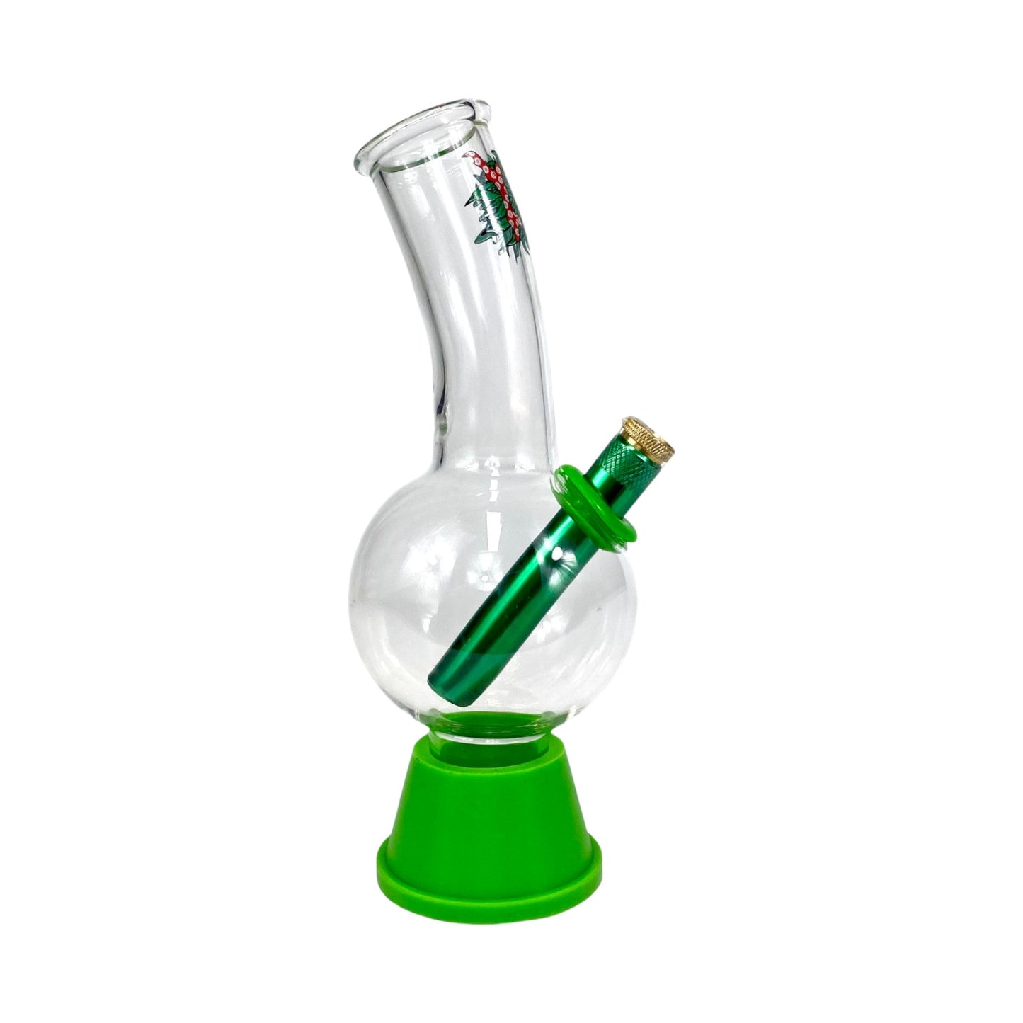 Lazy Eye Bonza Bong 20cm Green - The Bong Baron