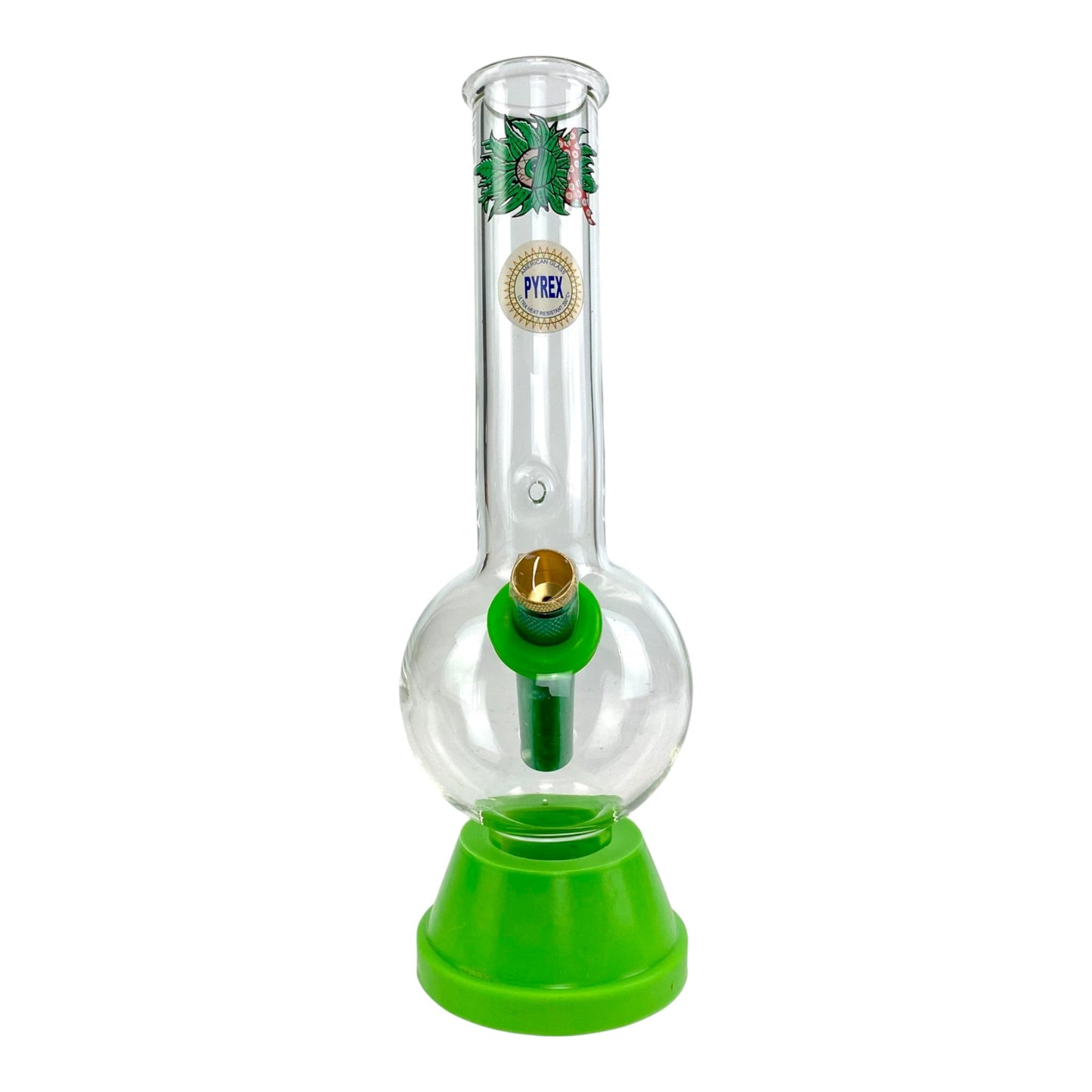 Lazy Eye Bubble Bong 25cm Green - The Bong Baron
