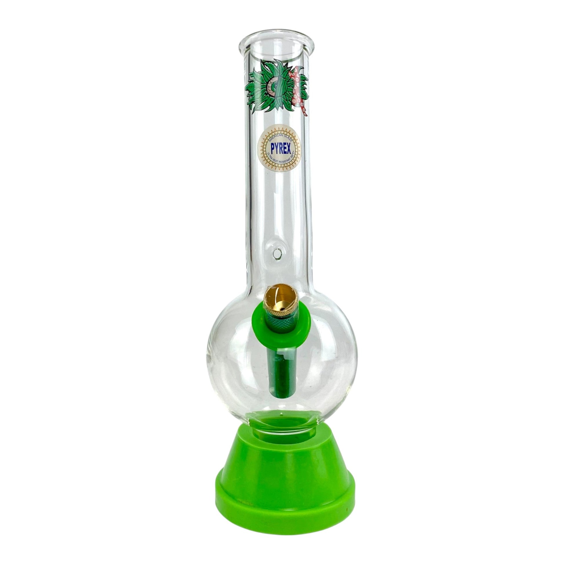 Lazy Eye Bubble Bong 25cm Green - The Bong Baron