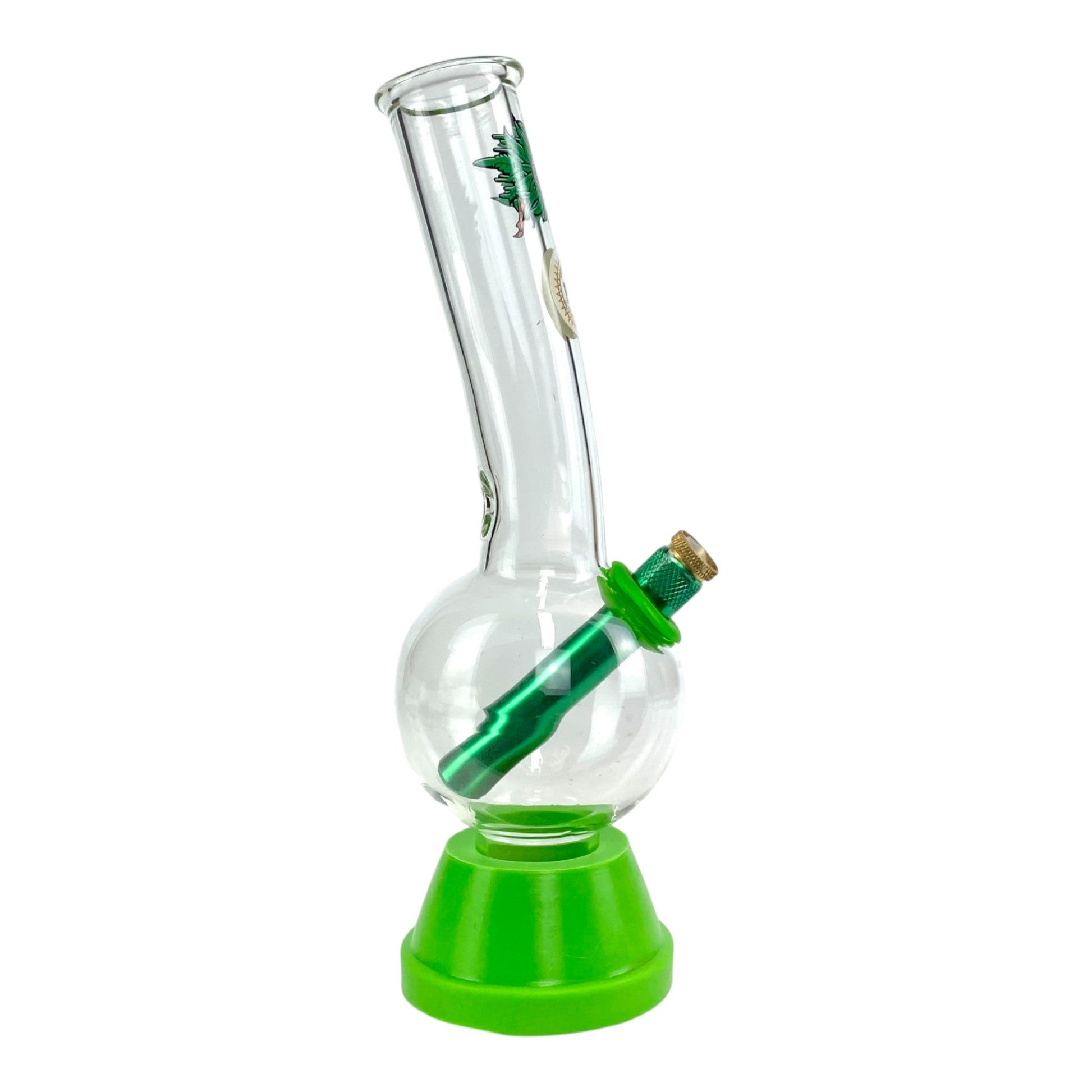Lazy Eye Bubble Bong 25cm Green - The Bong Baron