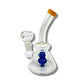 Lollipop Perc Dab Rig and Bong Blue and Orange 16cm - The Bong Baron