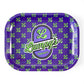 Lumpy Flowers Rolling Tray 18 x 14cm - The Bong Baron