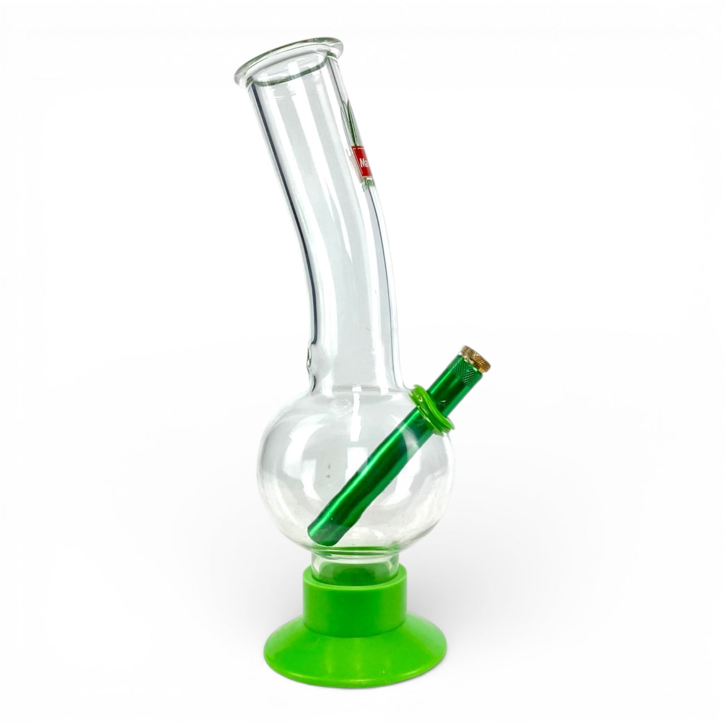 Marijuana I'm Loving It Bubble Bong 30cm Green - The Bong Baron