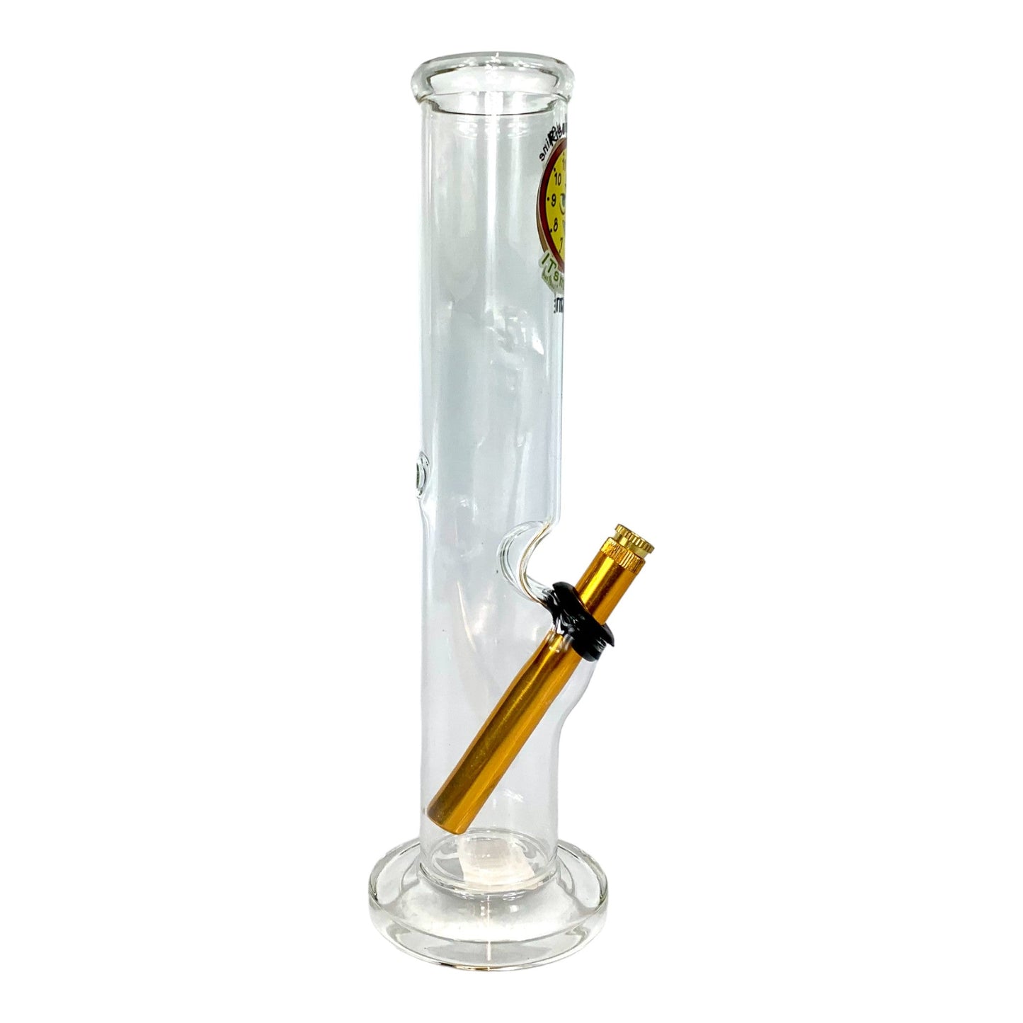 Marijuana Time Glass Didgeridoo Bong 30cm - The Bong Baron