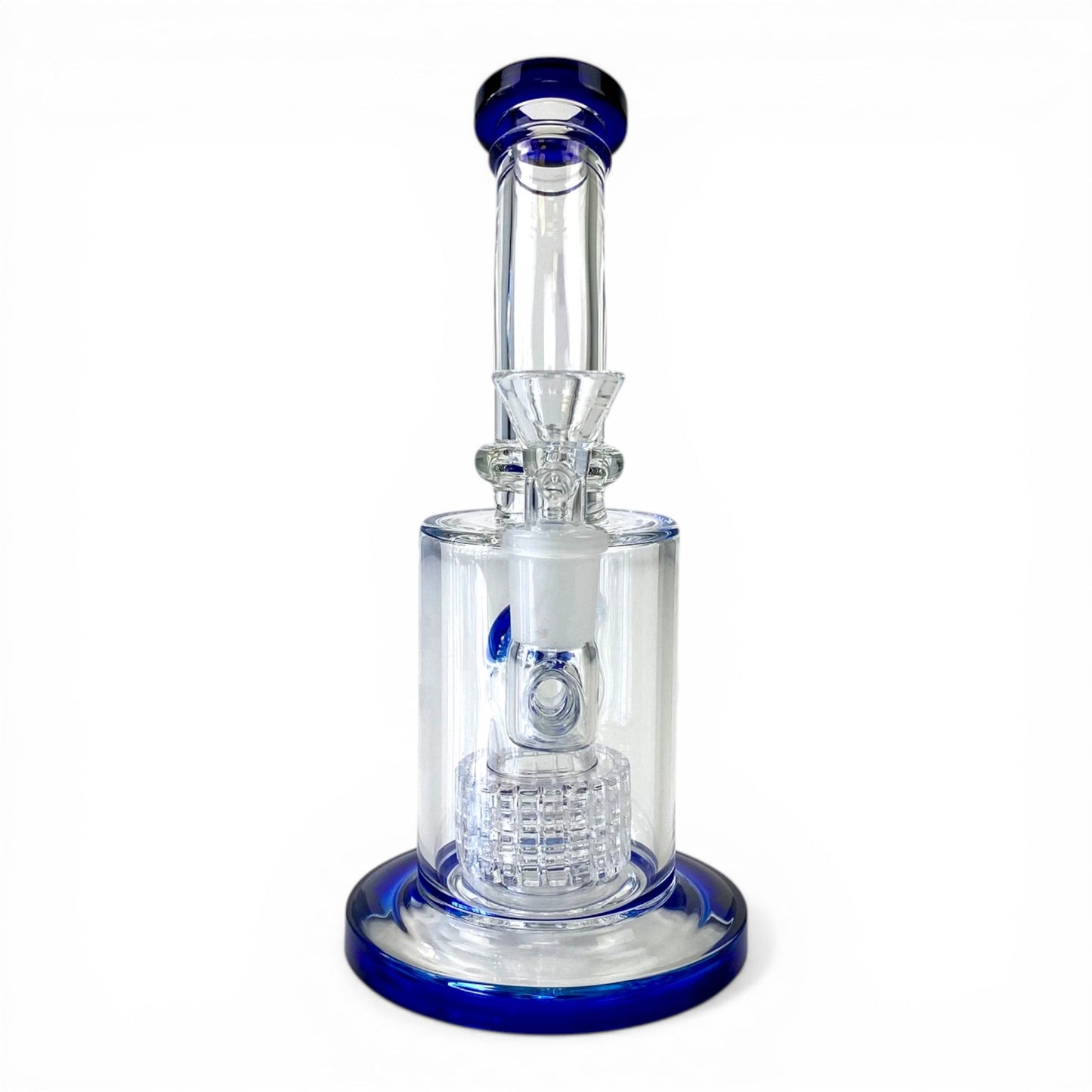Matrix Perc Bong 20cm Blue - The Bong Baron