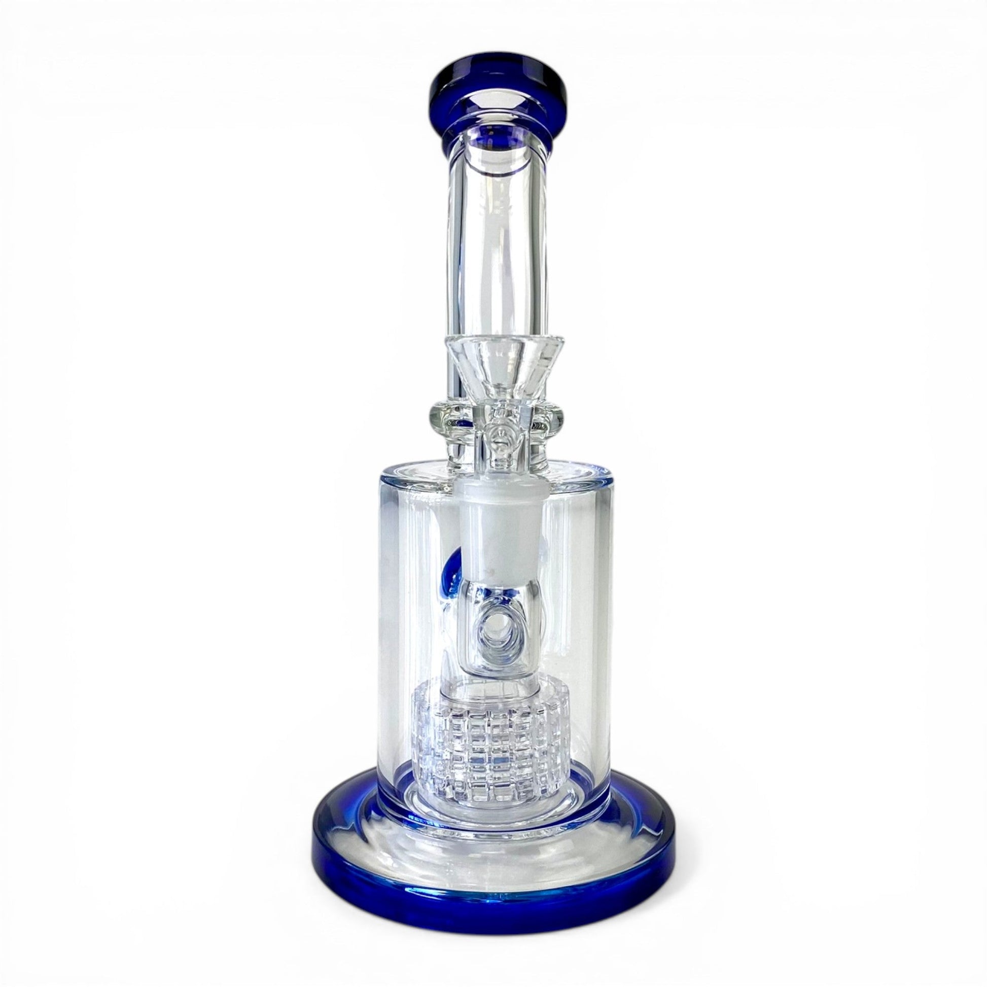 Matrix Perc Bong 20cm Blue - The Bong Baron