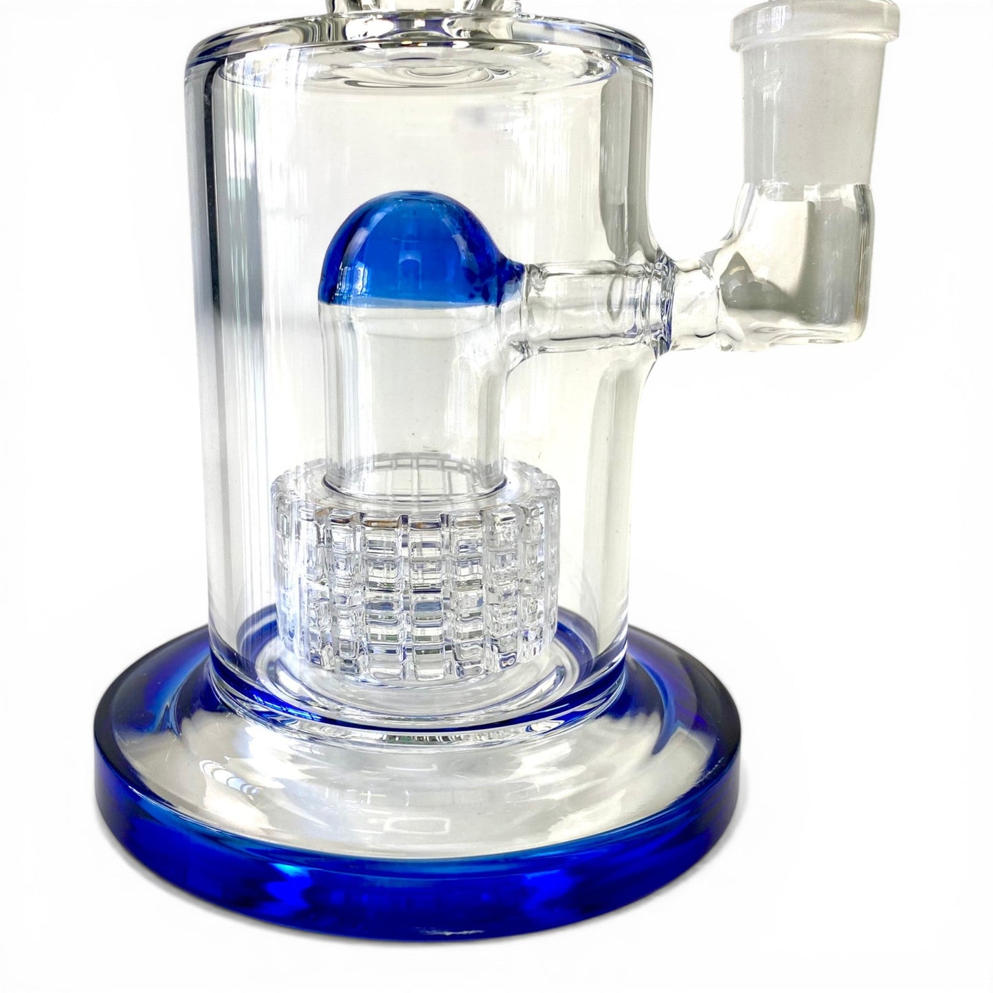 Matrix Perc Bong 20cm Blue - The Bong Baron