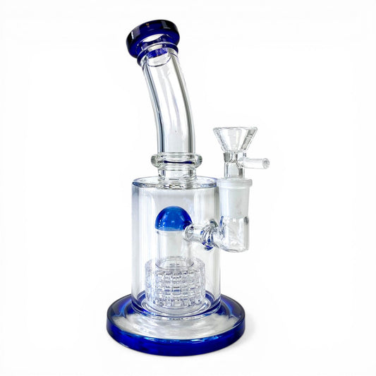 Matrix Perc Bong 20cm Blue - The Bong Baron