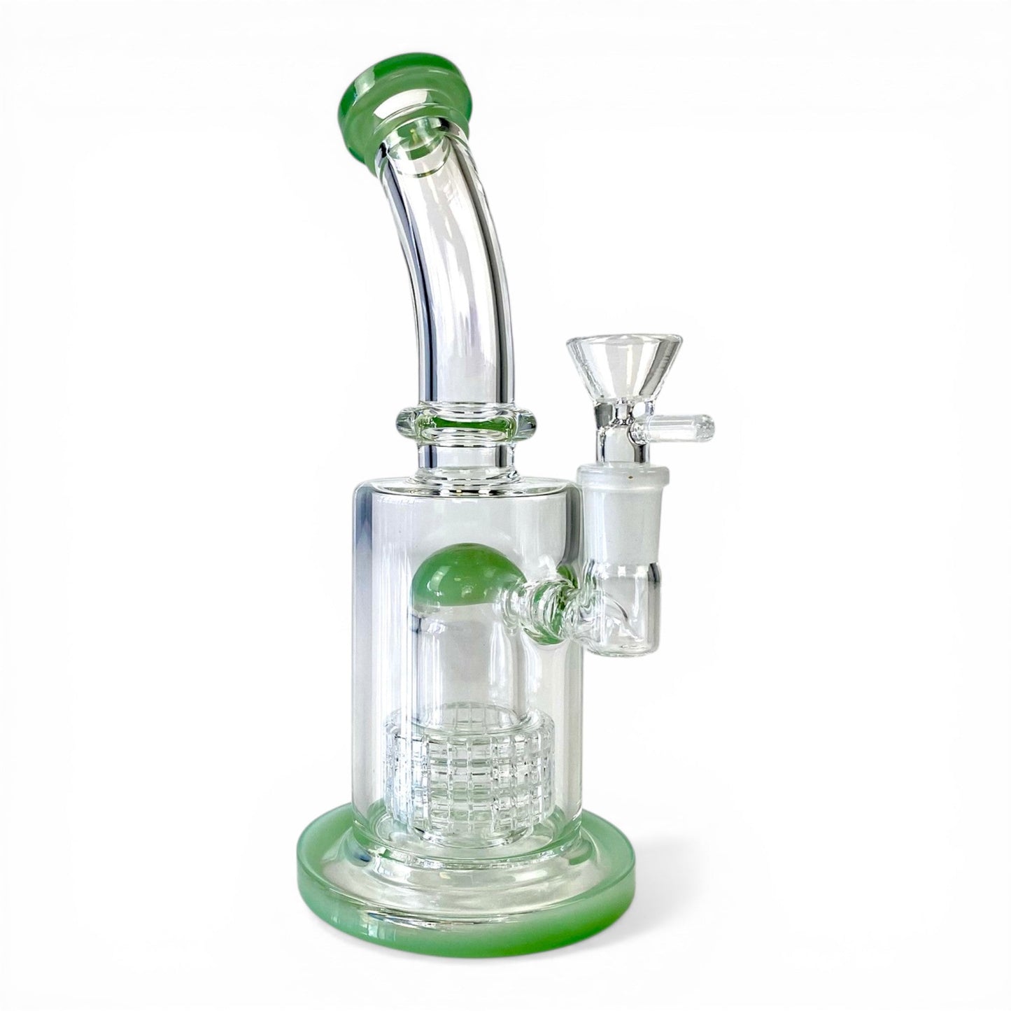 Matrix Perc Bong 20cm Green - The Bong Baron