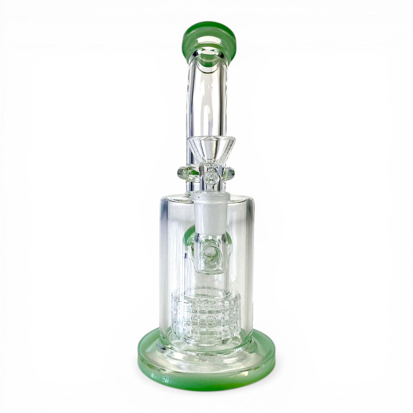 Matrix Perc Bong 20cm Green - The Bong Baron