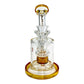 Matrix Perc Bong and Dab Rig – 18cm Amber - The Bong Baron