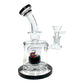 Matrix Perc Bong and Dab Rig – 18cm Black - The Bong Baron