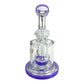 Matrix Perc Bong and Dab Rig – 18cm Purple - The Bong Baron
