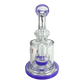 Matrix Perc Bong and Dab Rig – 18cm Purple - The Bong Baron