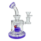 Matrix Perc Bong and Dab Rig – 18cm Purple - The Bong Baron