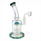 Matrix Perc Bong and Dab Rig 20cm Teal - The Bong Baron