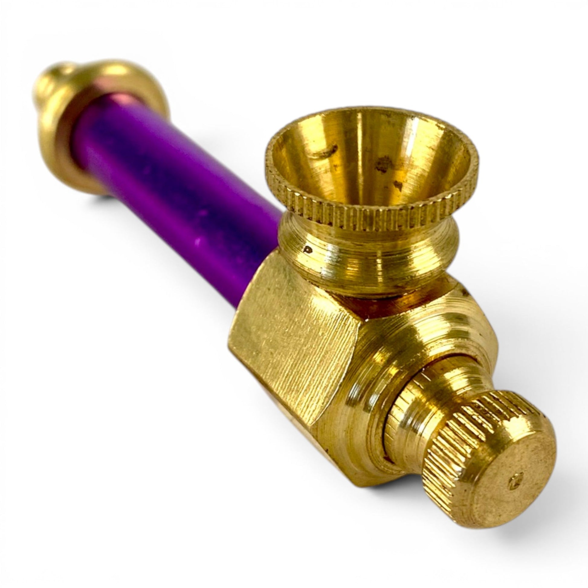 Metal Hash Pipe with Stoker 6.5cm - The Bong Baron