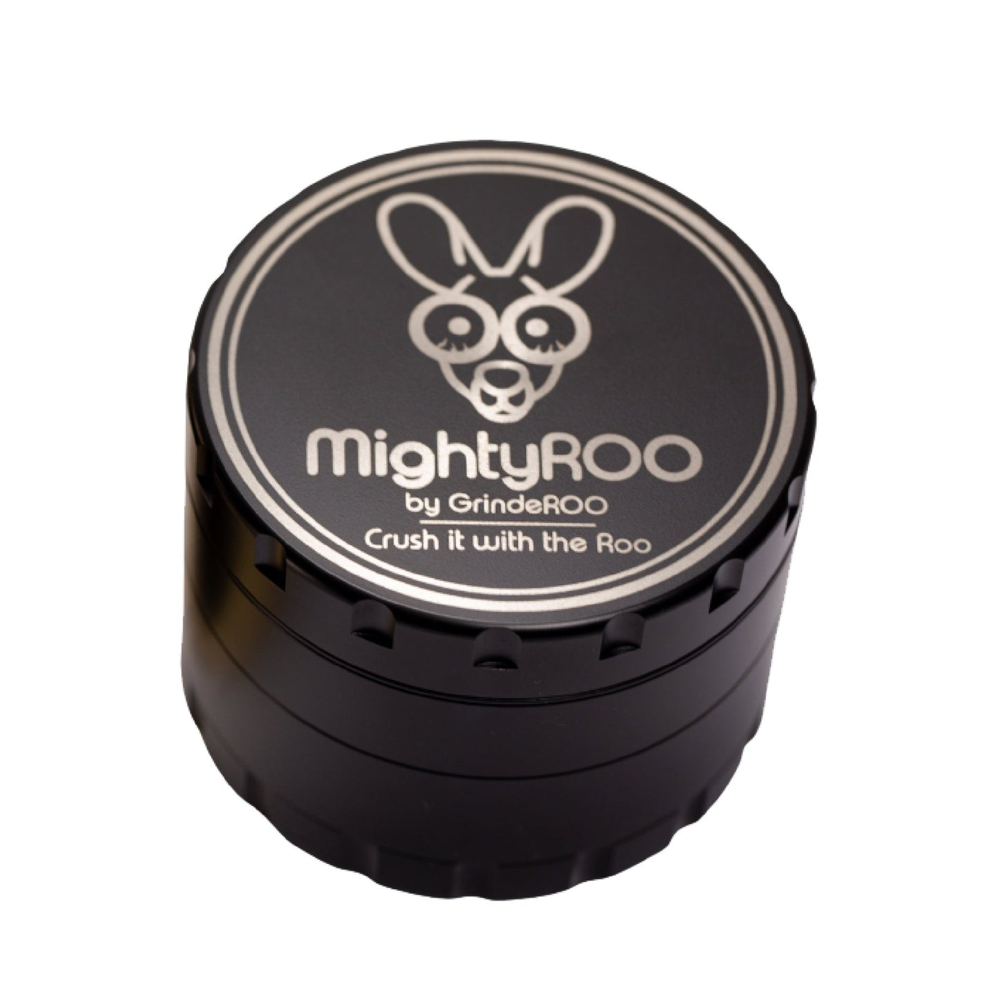 MightyROO Stainless Steel 4pc 63mm Grinder - The Bong Baron