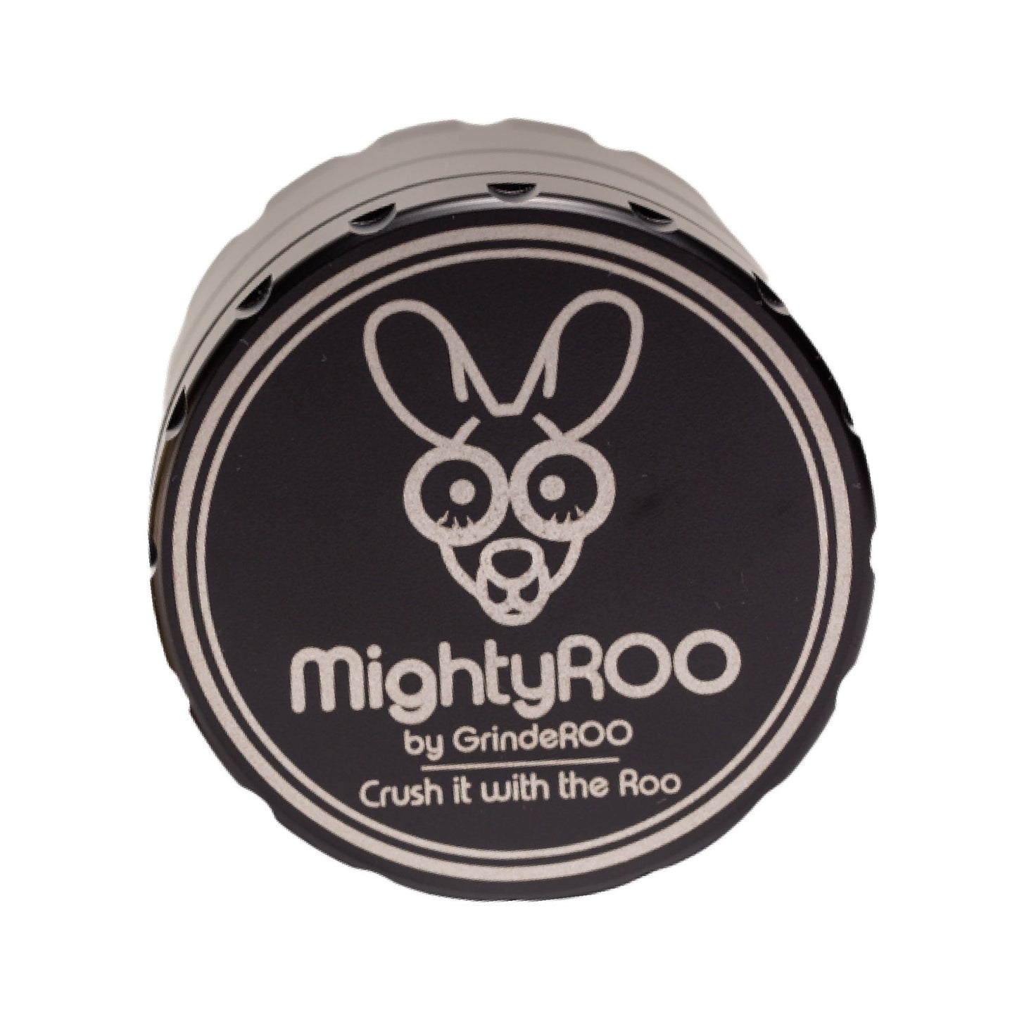 MightyROO Stainless Steel 4pc 63mm Grinder - The Bong Baron
