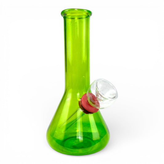 Mini Beaker Bong 12cm Green - The Bong Baron