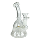 Mini Bell Bong and Dab Rig 15cm Clear - The Bong Baron