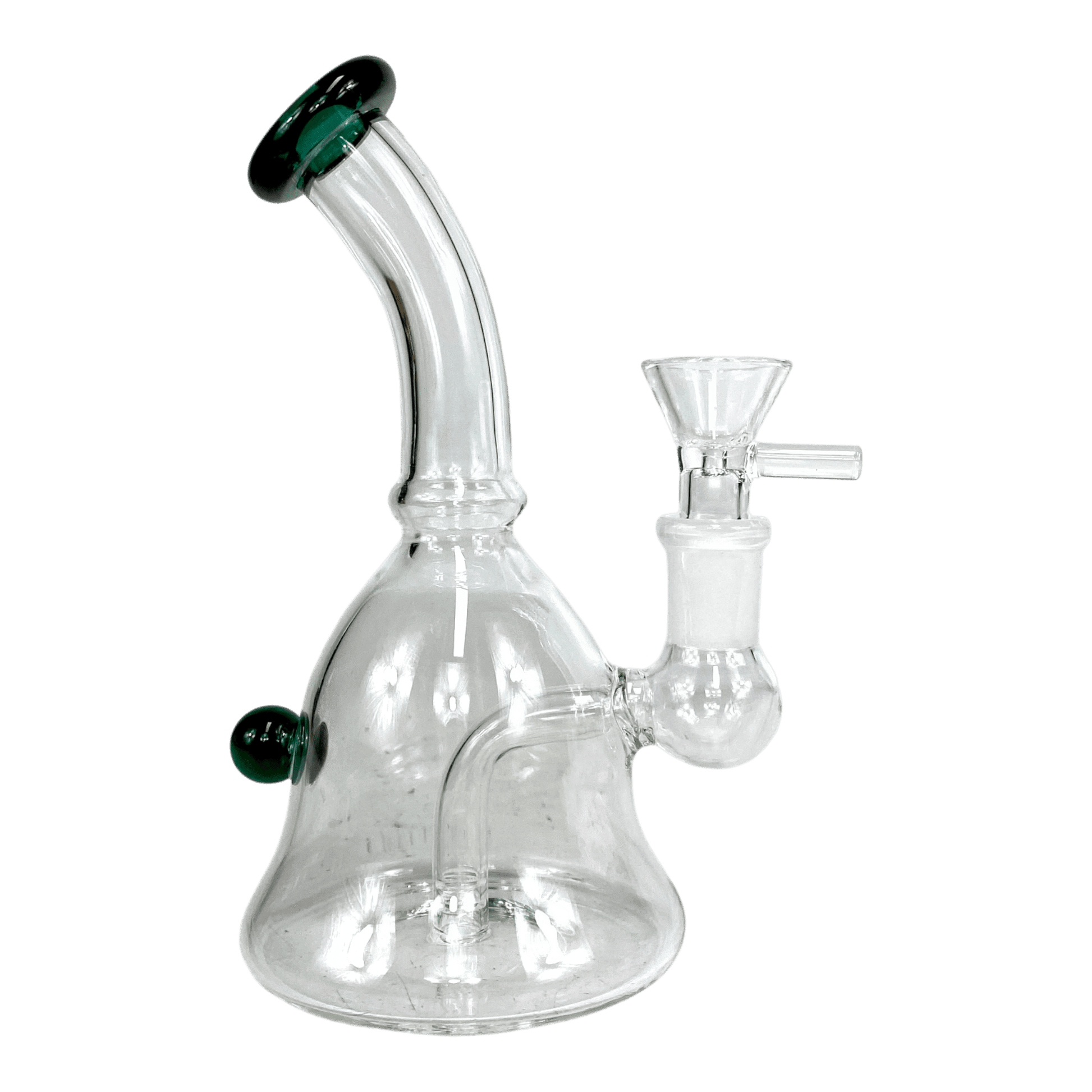 Mini Bell Bong and Dab Rig 15cm Green - The Bong Baron