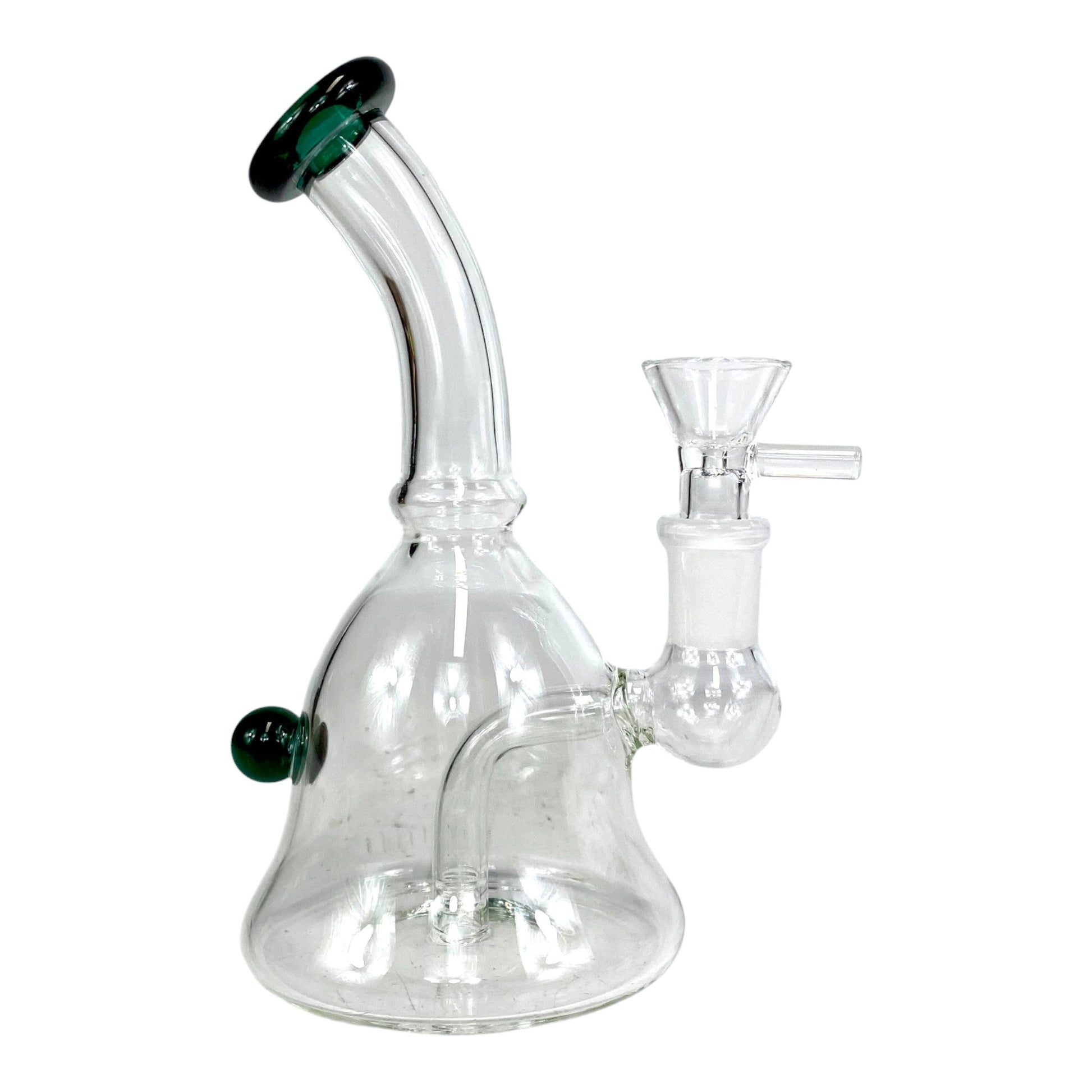 Mini Bell Bong and Dab Rig 15cm Green - The Bong Baron
