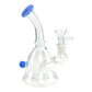 Mini Bell Bong and Dab Rig 15cm Light Blue - The Bong Baron