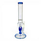 Monster Perc Straight Tube Bong 35cm Blue - The Bong Baron