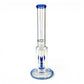 Monster Perc Straight Tube Bong 35cm Blue - The Bong Baron