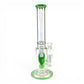 Monster Perc Straight Tube Bong 35cm Green - The Bong Baron