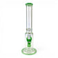 Monster Perc Straight Tube Bong 35cm Green - The Bong Baron
