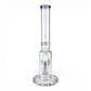 Monster Perc Straight Tube Bong 35cm Purple - The Bong Baron