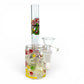 Mushroom Alien Glow in Dark Mini Barrel Bong 17cm - The Bong Baron