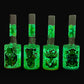 Mushroom Alien Glow in Dark Mini Barrel Bong 17cm - The Bong Baron
