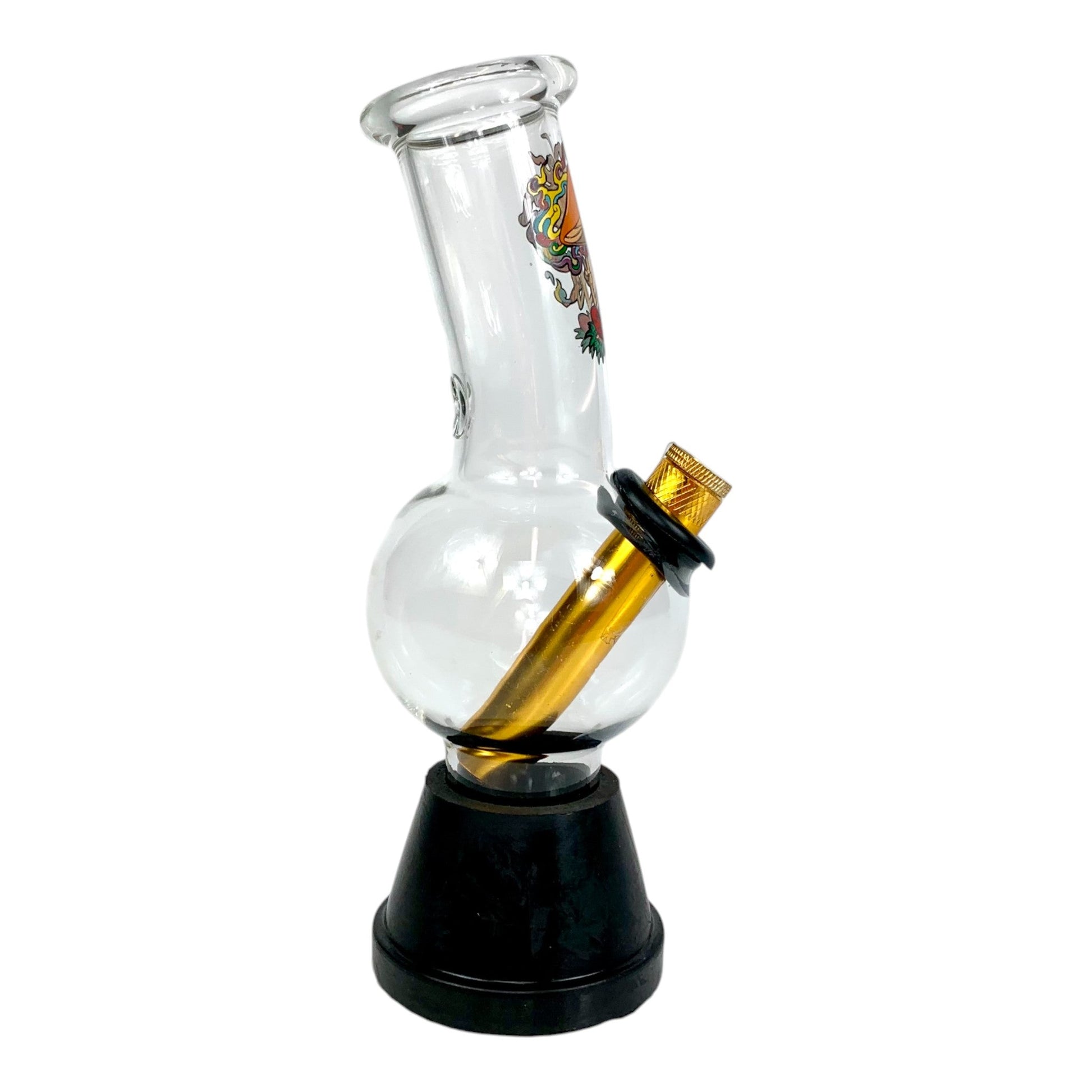 Mushroom Bubble Bong 18cm - The Bong Baron