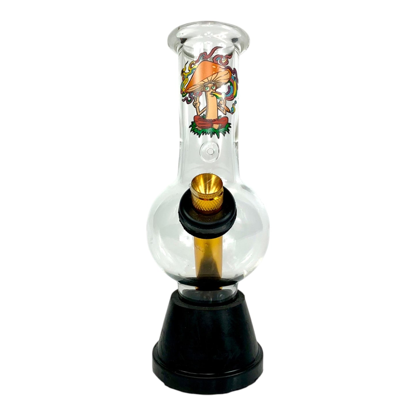 Mushroom Bubble Bong 18cm - The Bong Baron