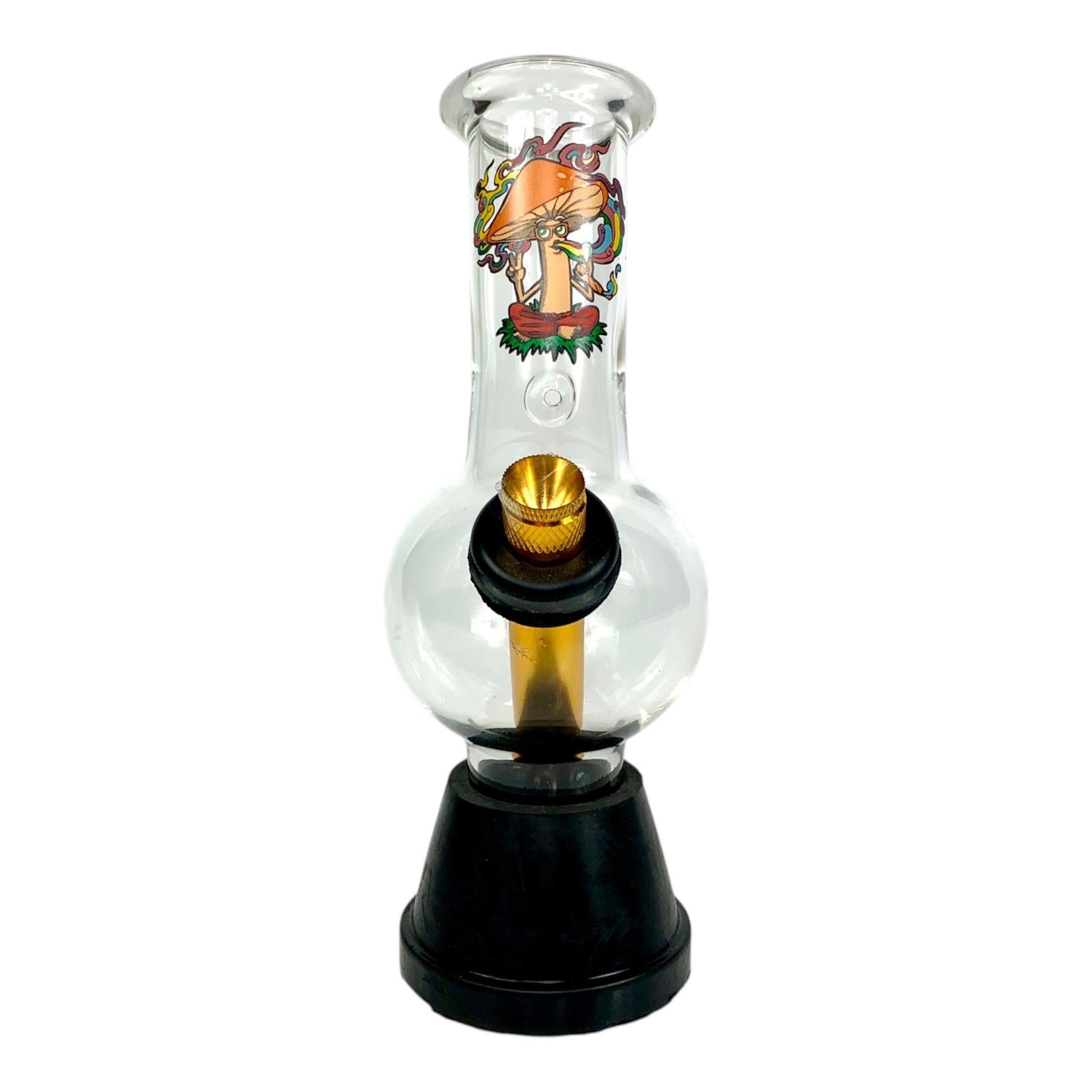 Mushroom Bubble Bong 18cm - The Bong Baron
