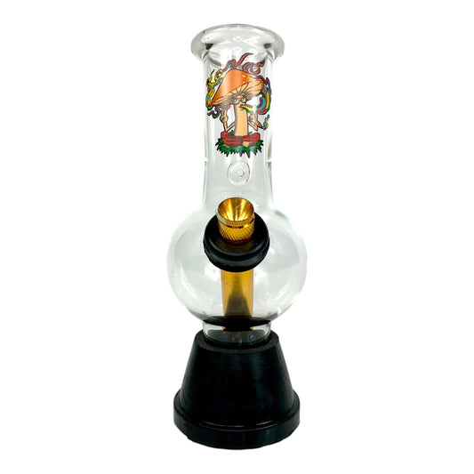 Mushroom Bubble Bong 18cm - The Bong Baron