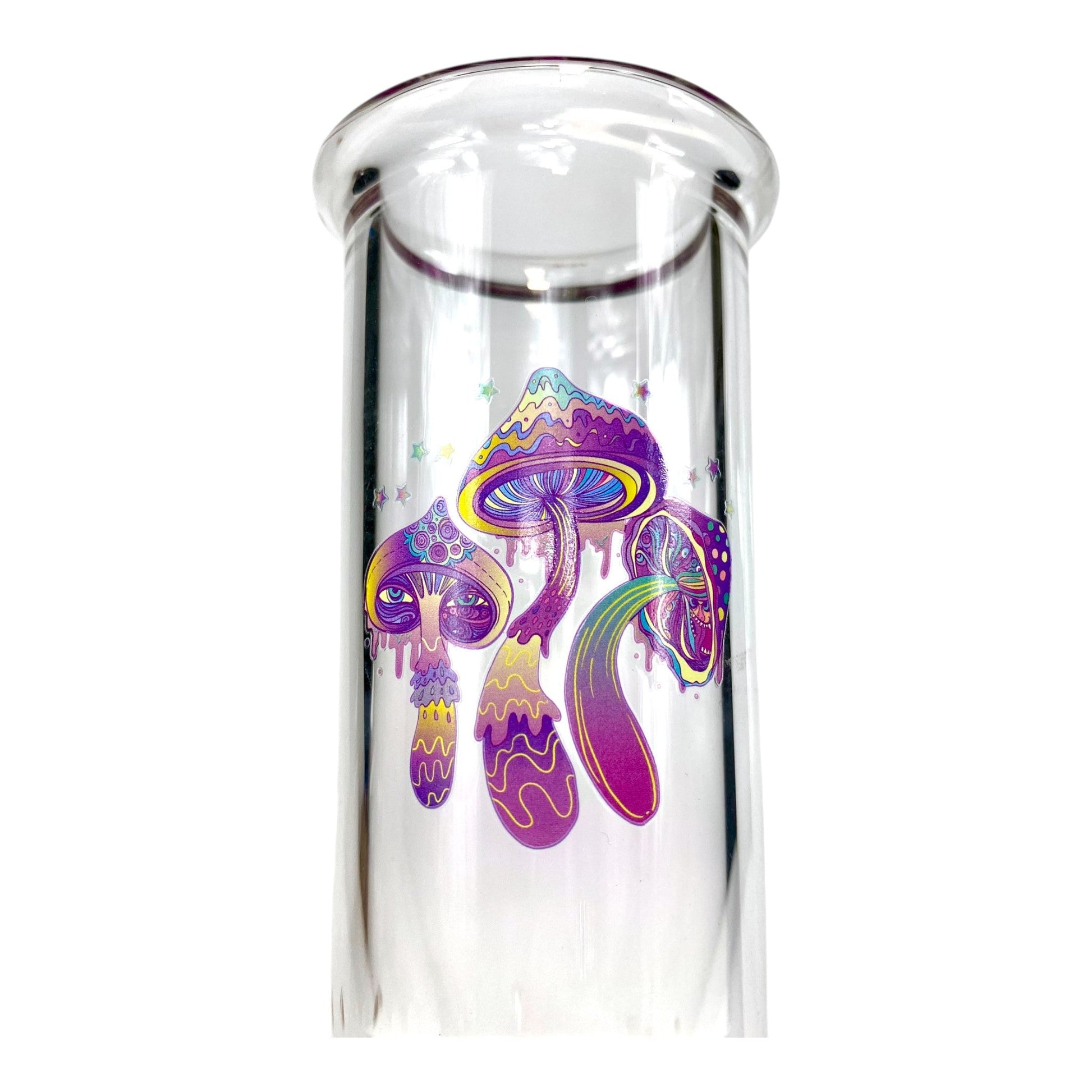 Mushroom Bubble Bong 30cm Purple - The Bong Baron
