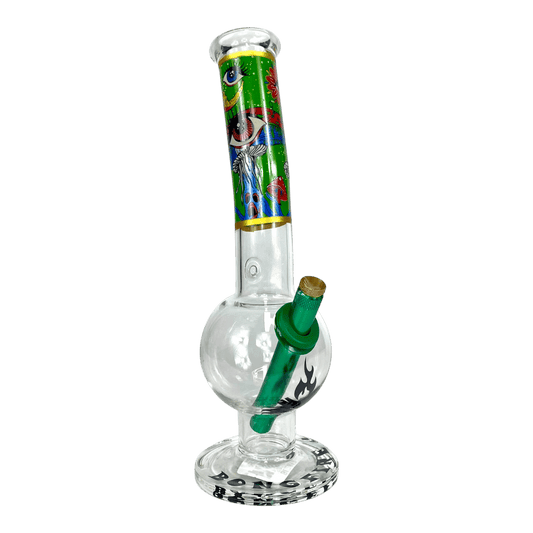 MWP Eye See You Bongfire Glass Bottom Bonza Bong 28cm - The Bong Baron