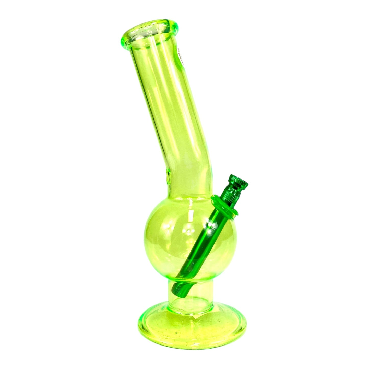 MWP Fluorescent Green Bonza Boing 28cm - The Bong Baron
