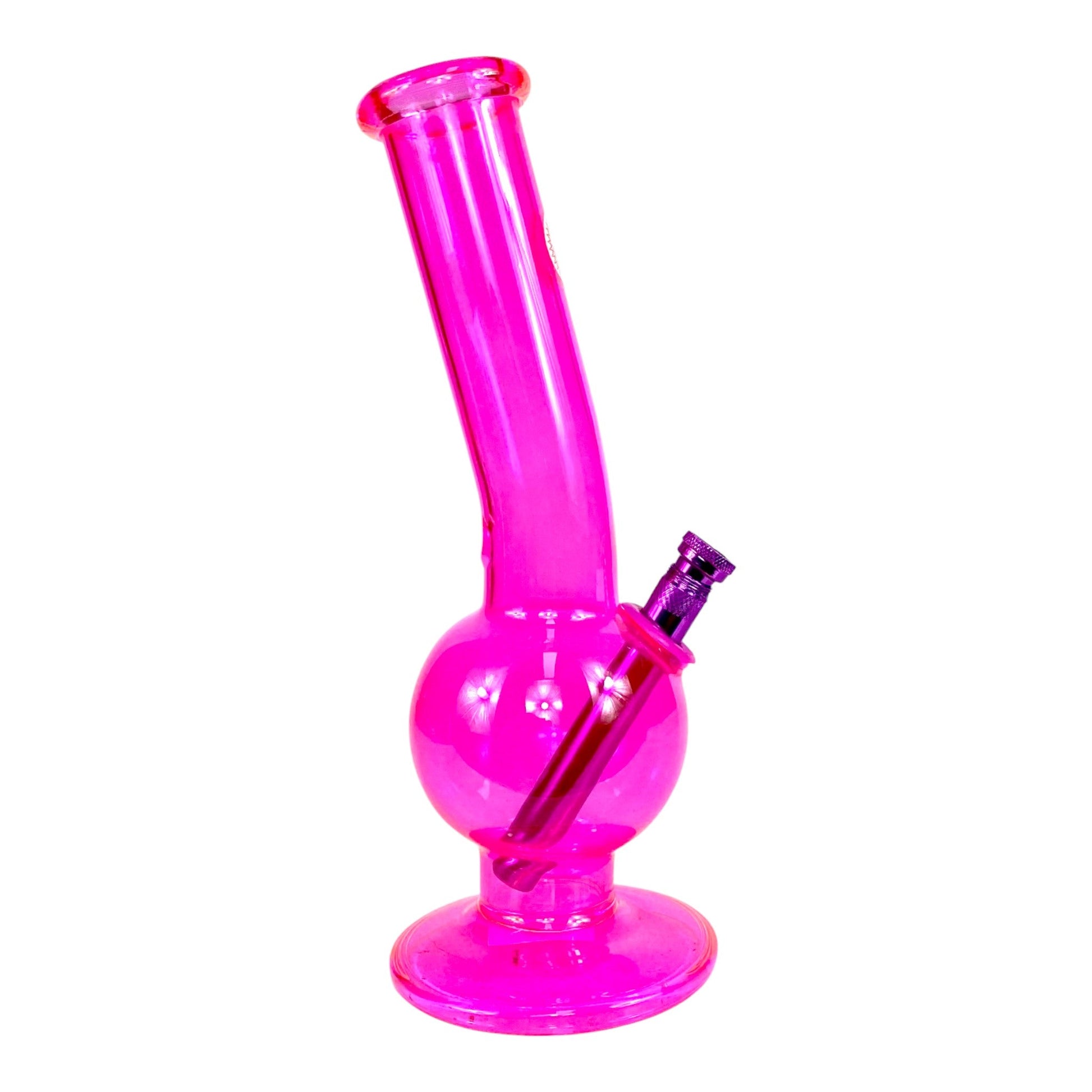 MWP Fluorescent Pink Bonza Bong 28cm - The Bong Baron