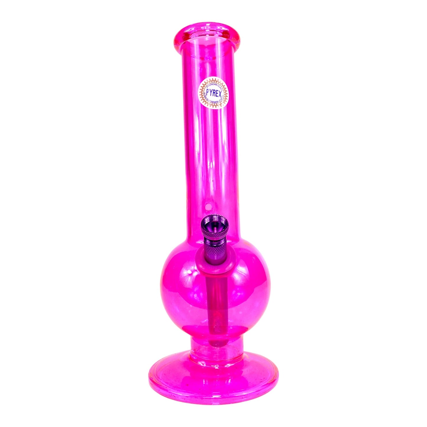 MWP Fluorescent Pink Bonza Bong 28cm - The Bong Baron