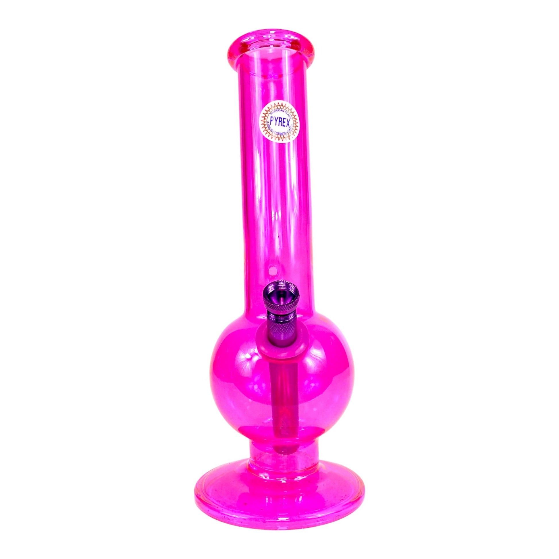 MWP Fluorescent Pink Bonza Bong 28cm - The Bong Baron