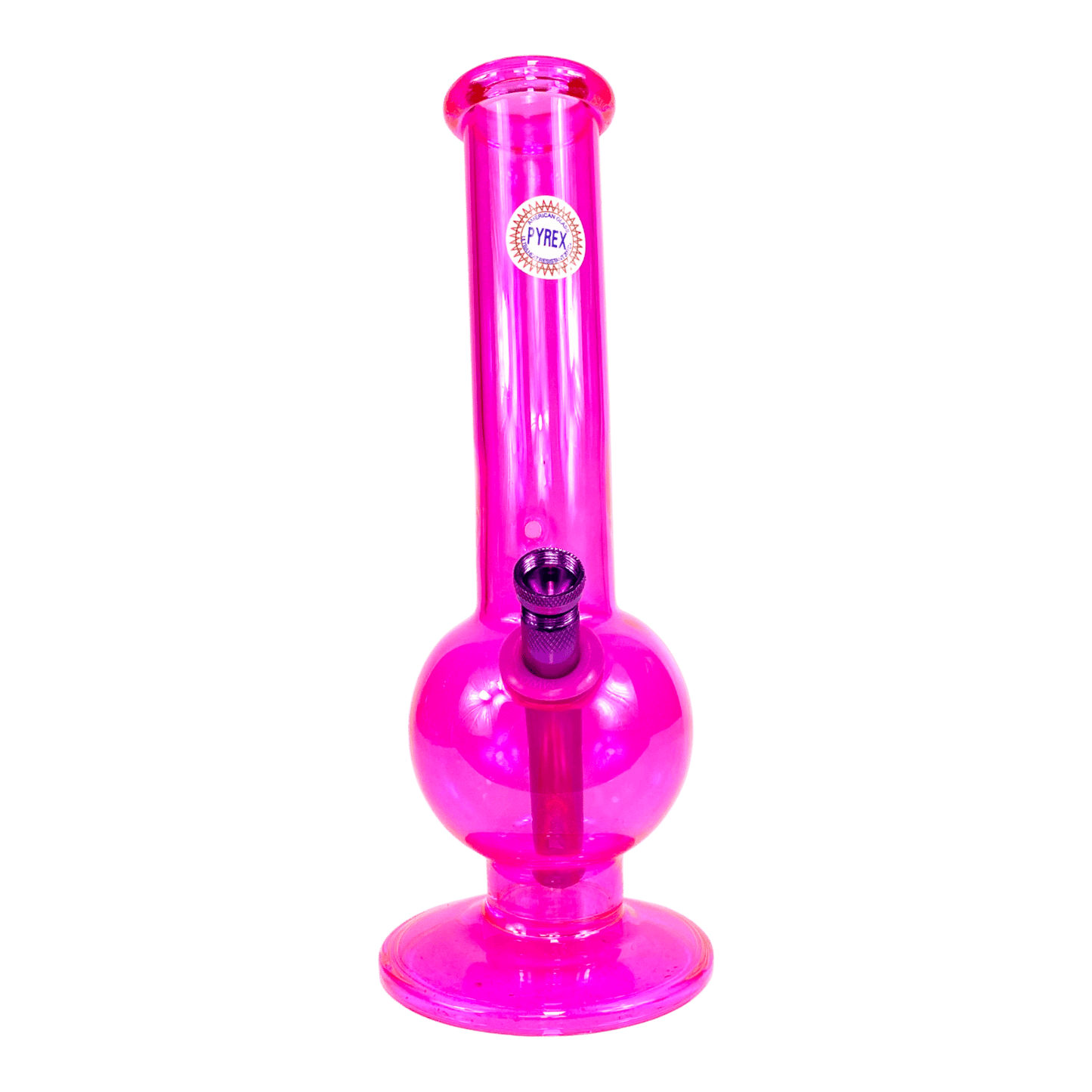 MWP Fluorescent Pink Bonza Bong 28cm - The Bong Baron