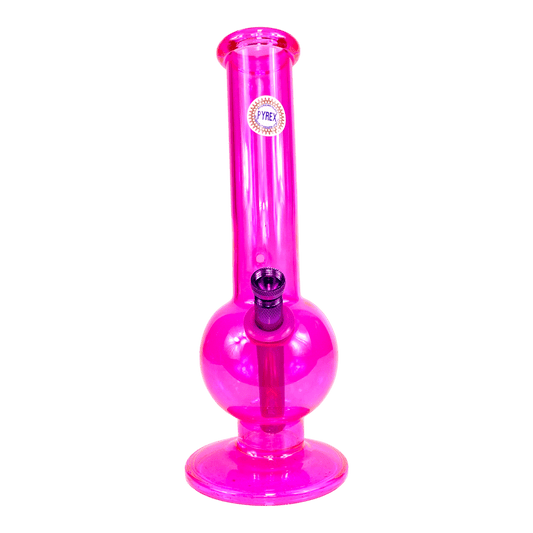 MWP Fluorescent Pink Bonza Bong 28cm - The Bong Baron