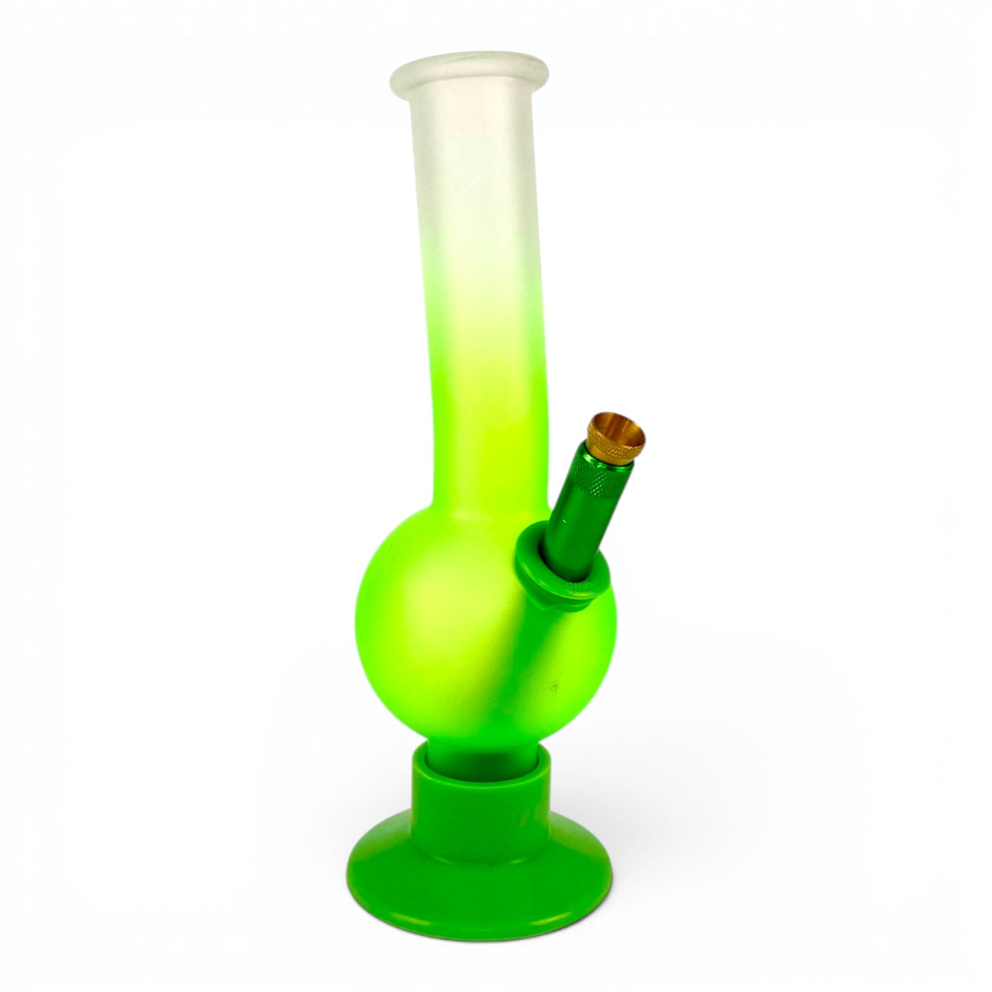 MWP Green Colour Fade Bong 25cm - The Bong Baron