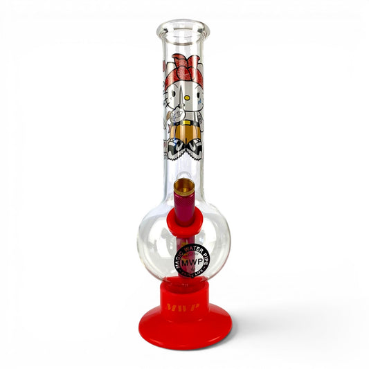 MWP Hello Kitty Bubble Bong with Gatling Gun Filter 25cm - The Bong Baron