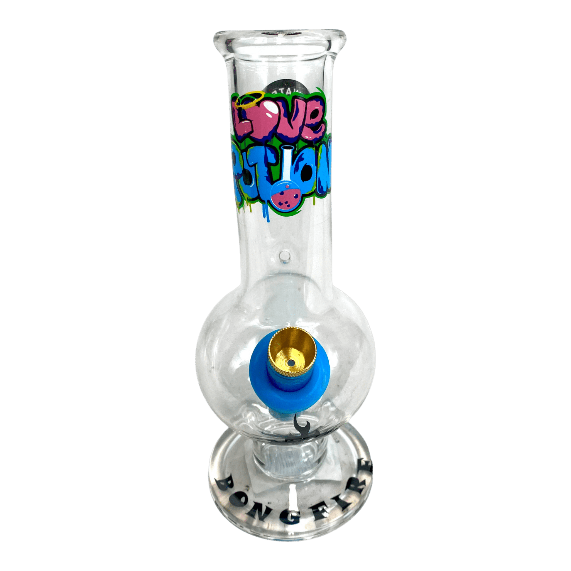MWP Love Potion Bongfire Glass Bonza Bong 20cm - The Bong Baron